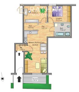 Grundriss Wohnung