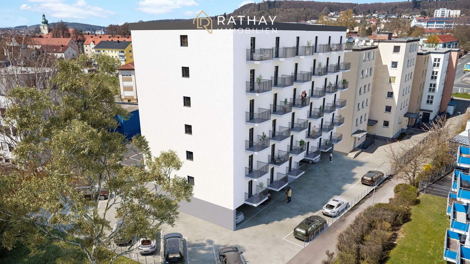 Read more about the article Neubauprojekt MerianFIVE – Wohnanlage mit 36 Einheiten in KfW40-QNG Standard