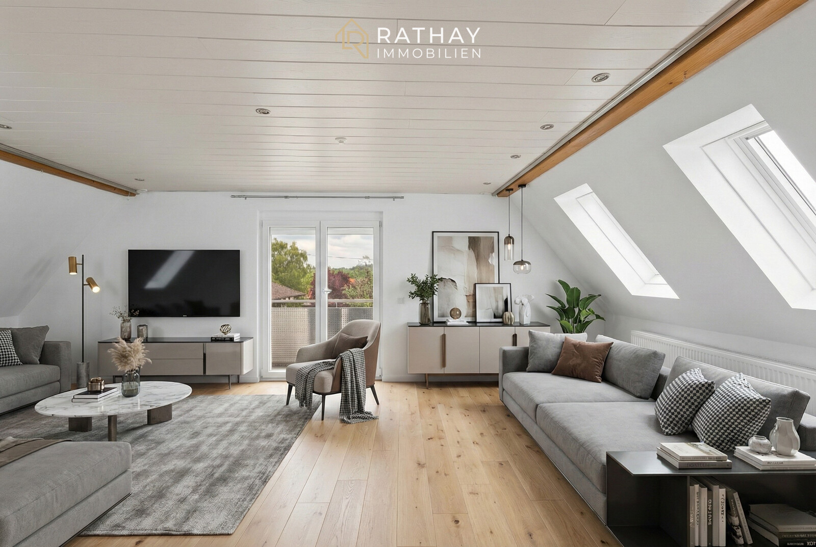 Visualisierung Wohnzimmer OG