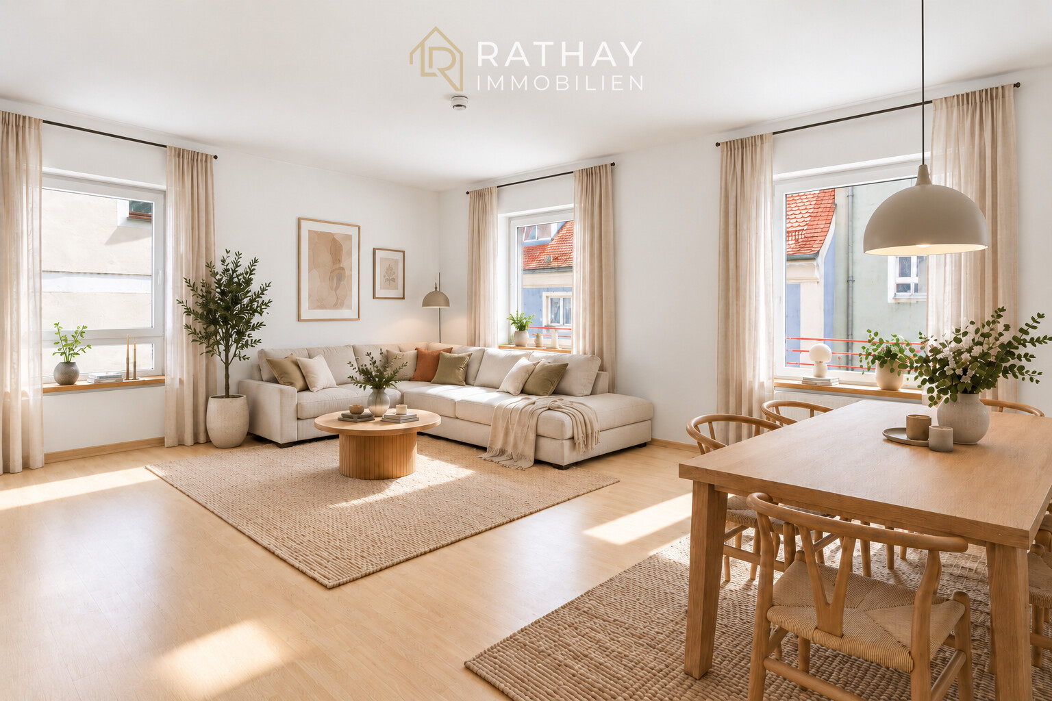 Mehr über den Artikel erfahren Altstadtnah & bezugsfrei – 2-Zimmer-Wohnung mit Gemeinschaftsgarten und TG Stellplatz in Steinweg